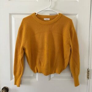 Elodie Mustard Crew Neck Sweater